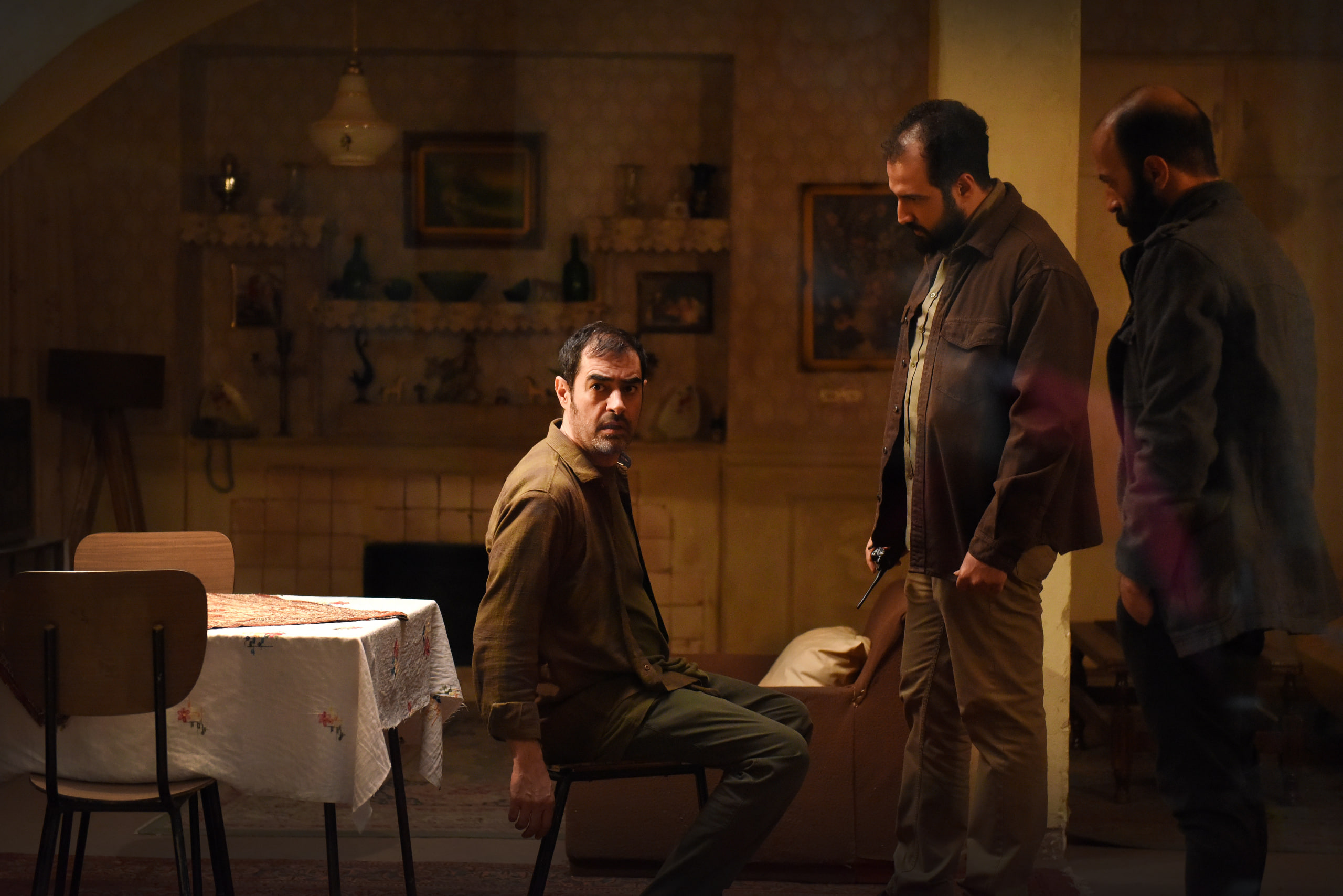 Shahab Hosseini in a tense discussion scene